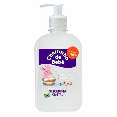 Sabonete Liquido Glicerinado Cheirinho De Bebe Cristal 500 Ml Sabonete Infantil Magazine Luiza