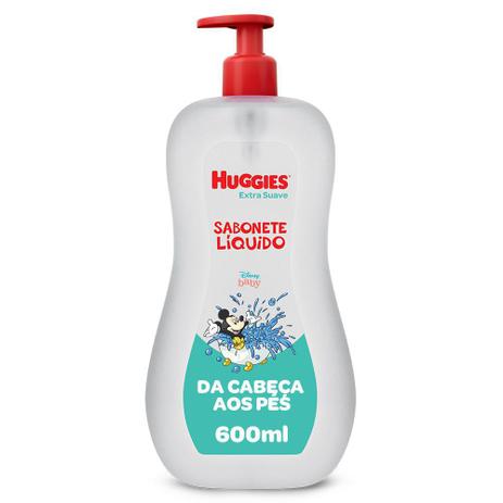 Sabonete Líquido Infantil Huggies Extra Suave 600ml Menor preço em Sabonete Líquido Infantil Huggies Extra Suave 600ml