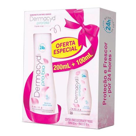 Sabonete Líquido Íntimo Dermacyd Femina 200ml + 1,99 Leve Femina 100ml Menor preço em Sabonete Líquido Íntimo Dermacyd Femina 200ml + 1,99 Leve Femina 100ml