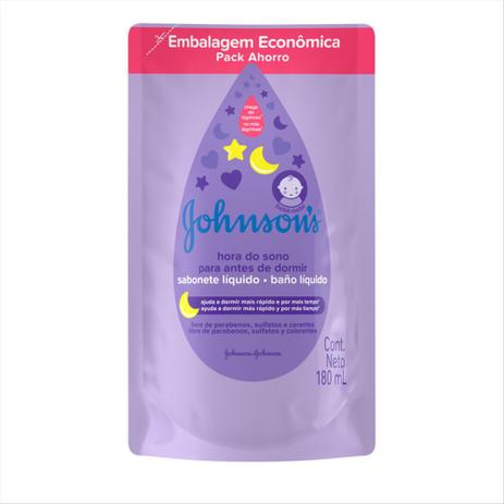 Sabonete Líquido Johnson's Baby Hora do Sono Refil 180ml Menor preço em Sabonete Líquido Johnson's Baby Hora do Sono Refil 180ml