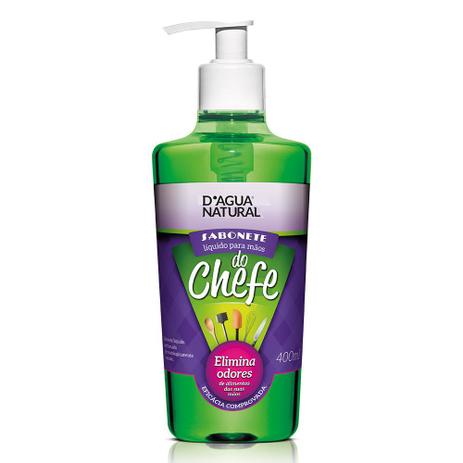 Sabonete Liquido Para Mãos Do Chefe 400ml D'agua Natural - D'Água Natural é boa?