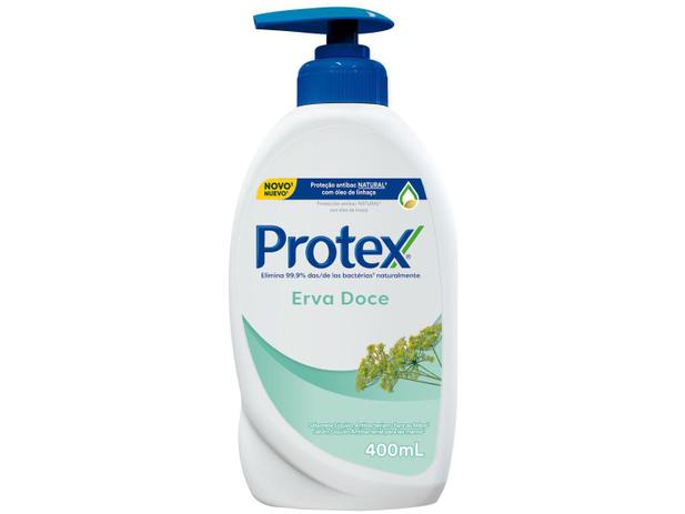 Sabonete Líquido para o Corpo Protex Erva Doce - Antibacteriano 400ml Menor preço em Sabonete Líquido para o Corpo Protex Erva Doce - Antibacteriano 400ml