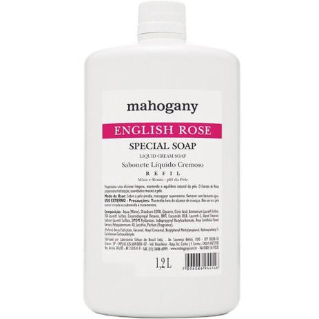 Sabonete Líquido Refil English Rose 1,2 l - Mahogany Menor preço em Sabonete Líquido Refil English Rose 1,2 l - Mahogany