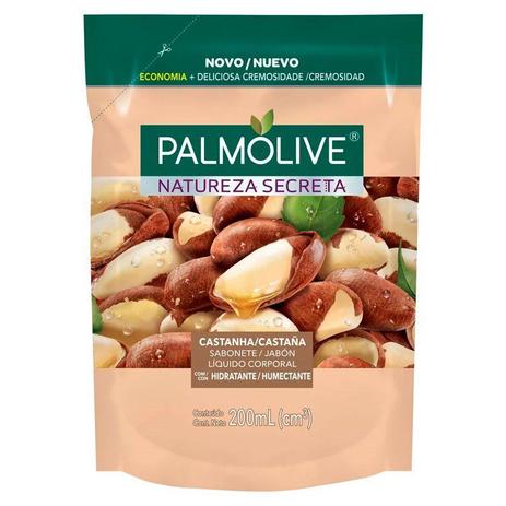 Sabonete Líquido Refil Palmolive Natureza Secreta Castanha 200ml Menor preço em Sabonete Líquido Refil Palmolive Natureza Secreta Castanha 200ml