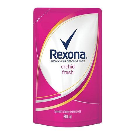 Sabonete Líquido Rexona Refil Orchid Fresh 200ml Menor preço em Sabonete Líquido Rexona Refil Orchid Fresh 200ml