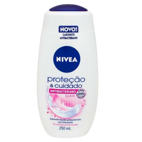 Sabonete líquido uso diário nivea 250ml antibacteriano suave - Sem marca é boa?