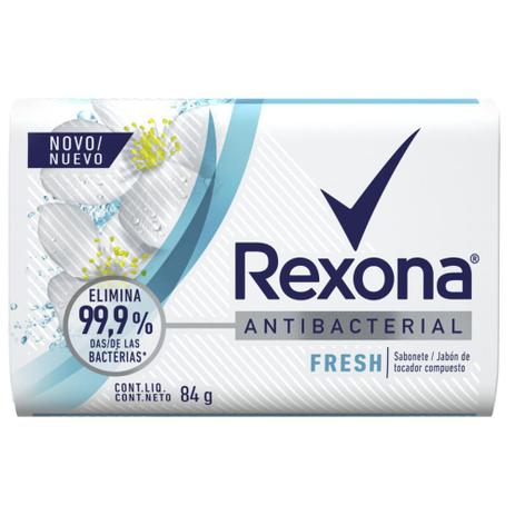 Sabonete Rexona Antibacterial Fresh Barra 84g Menor preço em Sabonete Rexona Antibacterial Fresh Barra 84g