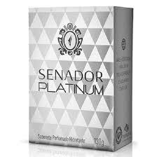 Sabonete Senador Masculino Platinum 130gr - Memphis Menor preço em Sabonete Senador Masculino Platinum 130gr - Memphis