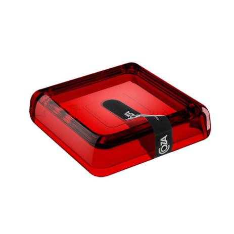 Saboneteira Coza 10 x 10 x 2,5 cm Cube Vermelha é boa?