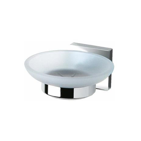 Saboneteira de Parede Quadra Cromado - Perflex Menor preço em Saboneteira de Parede Quadra Cromado - Perflex