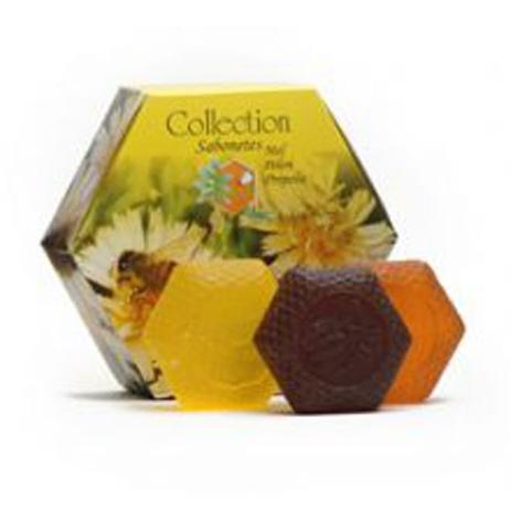 Sabonetes de Mel, Pólen e Própolis Kit com 3 unds. 300g - Prodapys Menor preço em Sabonetes de Mel, Pólen e Própolis Kit com 3 unds. 300g - Prodapys