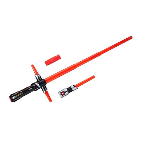 Sabre de luz Elétrico Kylo Ren Star Wars Episódio VIII - Hasbro Menor preço em Sabre de luz Elétrico Kylo Ren Star Wars Episódio VIII - Hasbro