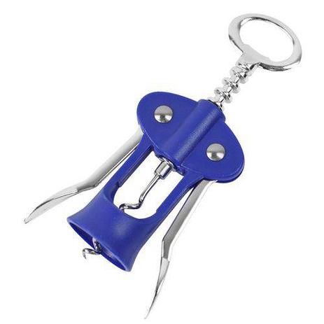 Saca Rolha 2 em 1 Azul de Plástico ZEIN Menor preço em Saca Rolha 2 em 1 Azul de Plástico ZEIN