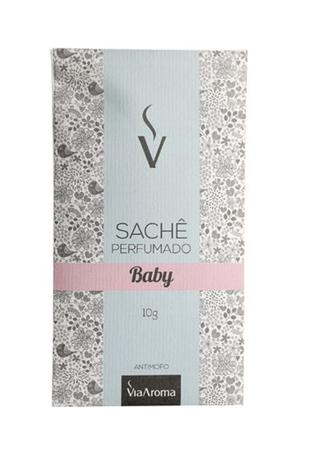 Sachê Perfumado Baby 10g - Via aroma Menor preço em Sachê Perfumado Baby 10g - Via aroma