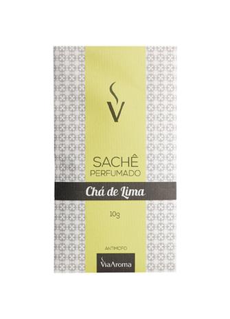 Sache Perfumado Chá de Lima 10g - Via aroma Menor preço em Sache Perfumado Chá de Lima 10g - Via aroma