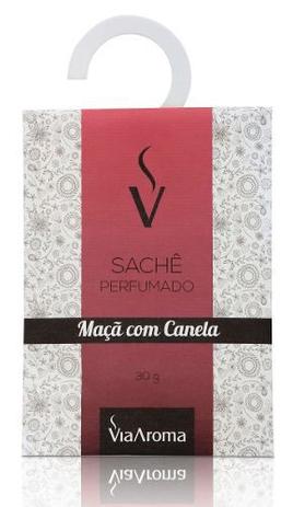 Sache Perfumado de Maçã com Canela Antimofo de 30g Via Aroma Menor preço em Sache Perfumado de Maçã com Canela Antimofo de 30g Via Aroma