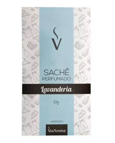 Sachê Perfumado Lavanderia 10g - Via aroma Menor preço em Sachê Perfumado Lavanderia 10g - Via aroma
