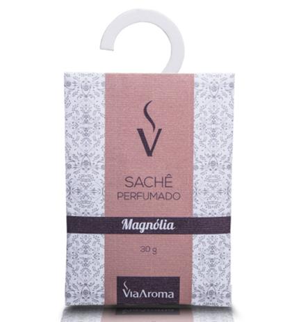 Sachê Perfumado Magnólia 30G - Via aroma Menor preço em Sachê Perfumado Magnólia 30G - Via aroma