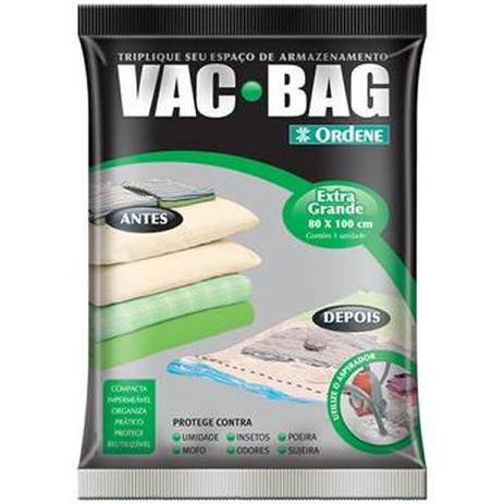 Saco à Vácuo Vac Bag Ordene Extra Grande 80x100cm Menor preço em Saco à Vácuo Vac Bag Ordene Extra Grande 80x100cm