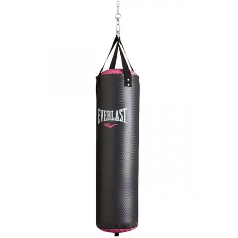 Saco Boxe Pancada Everlast Preto com Rosa Cardioblast Vazio - 101x27cm SH4904BWB Menor preço em Saco Boxe Pancada Everlast Preto com Rosa Cardioblast Vazio - 101x27cm SH4904BWB