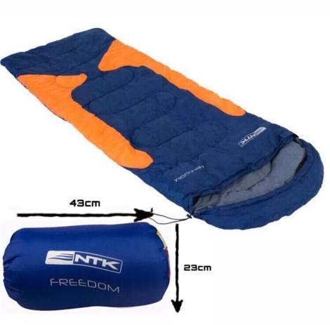 Saco De Dormir 2.1mx75cm -1,5ºc À -3,5ºc Ntk Freedom Az Lj - Nautika Menor preço em Saco De Dormir 2.1mx75cm -1,5ºc À -3,5ºc Ntk Freedom Az Lj - Nautika