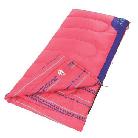 Saco de Dormir Coleman para Camping Kids 50 Temperatura até 10ºC Rosa Menor preço em Saco de Dormir Coleman para Camping Kids 50 Temperatura até 10ºC Rosa
