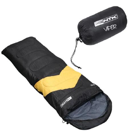 Saco de dormir VIPER Nautika NTK Preto e Laranja 5C à 12C 230100 Menor preço em Saco de dormir VIPER Nautika NTK Preto e Laranja 5C à 12C 230100