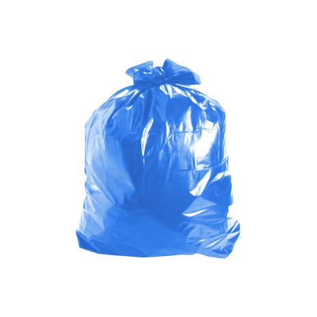 Saco de lixo 40 litros 50x55cm c/100 un azul leve - ITAQUITI Menor preço em Saco de lixo 40 litros 50x55cm c/100 un azul leve - ITAQUITI
