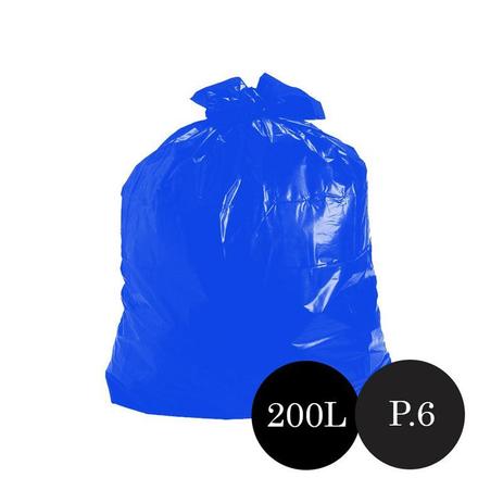 Saco de Lixo Azul P.6 200LTS PCT C/100 UN - Rr Plasticos Menor preço em Saco de Lixo Azul P.6 200LTS PCT C/100 UN - Rr Plasticos
