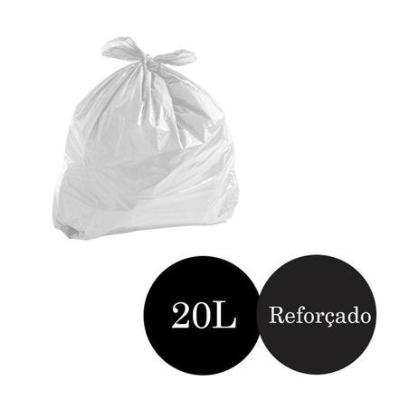 Saco de Lixo Branco Leitoso Reforçado 20LTS PCT C/100 UN - Coex Menor preço em Saco de Lixo Branco Leitoso Reforçado 20LTS PCT C/100 UN - Coex