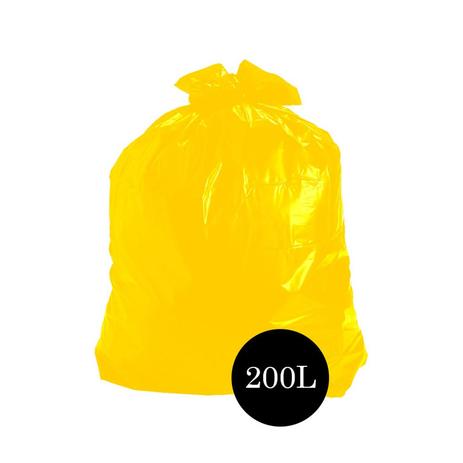 Saco de Lixo Comum Amarelo 200LTS PCT C/100 UN - Embalac Menor preço em Saco de Lixo Comum Amarelo 200LTS PCT C/100 UN - Embalac