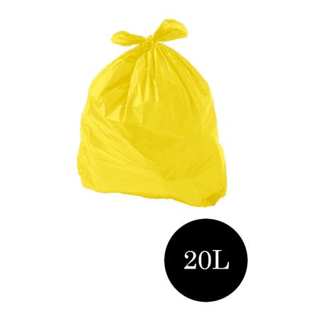 Saco de Lixo Comum Amarelo 20LTS PCT C/100 UN - Coex Menor preço em Saco de Lixo Comum Amarelo 20LTS PCT C/100 UN - Coex