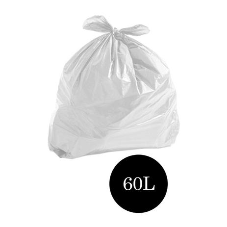 Saco de Lixo Transparente 60LTS PCT C/100 UN - Embalac Menor preço em Saco de Lixo Transparente 60LTS PCT C/100 UN - Embalac