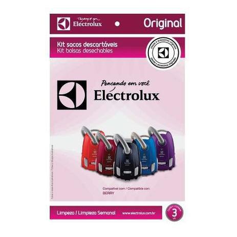 Saco Descartavel Electrolux Berry Original - Assessorlar Menor preço em Saco Descartavel Electrolux Berry Original - Assessorlar