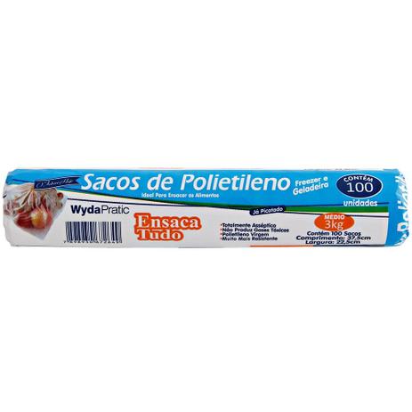 Saco Descartável Ensaca Tudo Capacidade 3kg c/100 - Wyda Menor preço em Saco Descartável Ensaca Tudo Capacidade 3kg c/100 - Wyda