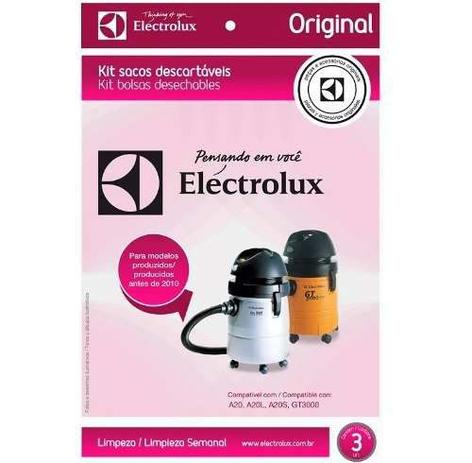 Saco Descartável P/ Aspirador Electrolux A20 Gt3000 Original Menor preço em Saco Descartável P/ Aspirador Electrolux A20 Gt3000 Original