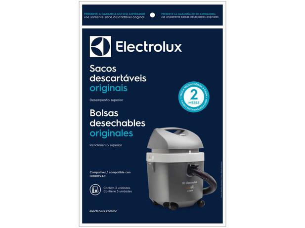 Saco para Aspirador de Pó Electrolux CSEHV - 6,5L Descartável 3 Unidades é ruim? Saco para Aspirador de Pó Electrolux CSEHV - 6,5L Descartável 3 Unidades é boa?