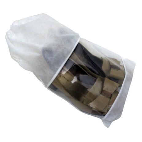 Saco para Sapato TNT com Visor de PVC 38cm (A) x 28cm (L) Branca - 10 Peças - Nacional Menor preço em Saco para Sapato TNT com Visor de PVC 38cm (A) x 28cm (L) Branca - 10 Peças - Nacional