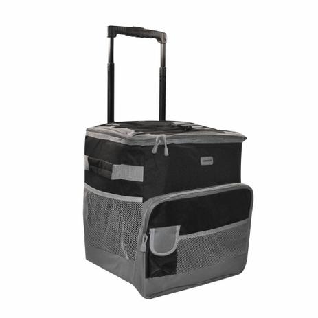 Sacola Bolsa Térmica c/Rodinhas 50 lts Base Apoio Cooler Preto - Y.brasil Menor preço em Sacola Bolsa Térmica c/Rodinhas 50 lts Base Apoio Cooler Preto - Y.brasil