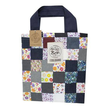ecobolsa em patchwork