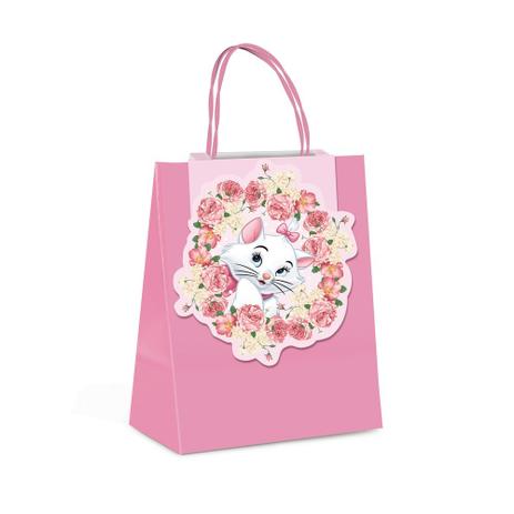 Sacola P/Presente C/Fecho Gata Marie Disney 26X19,5Cm C/10 - Cromus Menor preço em Sacola P/Presente C/Fecho Gata Marie Disney 26X19,5Cm C/10 - Cromus