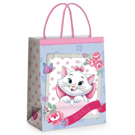 Sacola P/Presente Gata Marie Disney Rosa,Azul 21,5X15Cm C/10 - Cromus Menor preço em Sacola P/Presente Gata Marie Disney Rosa,Azul 21,5X15Cm C/10 - Cromus