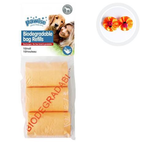Sacos Biodegradável Refil Ganhe 2 Lacinhos Pawise Menor preço em Sacos Biodegradável Refil Ganhe 2 Lacinhos Pawise