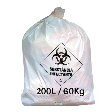 Sacos para Lixo Hospitalar Infectante 200 Litros 100 Un RAVA Menor preço em Sacos para Lixo Hospitalar Infectante 200 Litros 100 Un RAVA