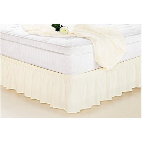 Saia Ajustável Para Cama Box Casal Padrão Renata Palha - Enxovais Aquarela Menor preço em Saia Ajustável Para Cama Box Casal Padrão Renata Palha - Enxovais Aquarela