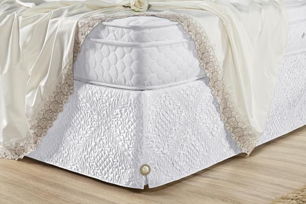 Saia Box Madri Solteiro Microfibra Matelado Cor 10 - Home fernandes Menor preço em Saia Box Madri Solteiro Microfibra Matelado Cor 10 - Home fernandes