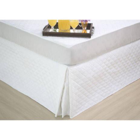 Saia Box Matelasse Ultrassonico Solteiro Branca - Decoralle é boa?