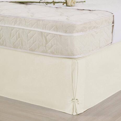 Saia Box para Cama Casal Microfibra c/ Ilhós - Palha - Deccoralle é ruim? Saia Box para Cama Casal Microfibra c/ Ilhós - Palha - Deccoralle é boa?