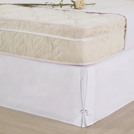 Saia Box para Cama Queen Microfibra c/ Ilhós - Branco - Deccoralle é boa?