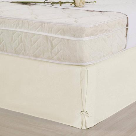 Saia Box para Cama Queen Microfibra c/ Ilhós - Palha - Deccoralle é boa?